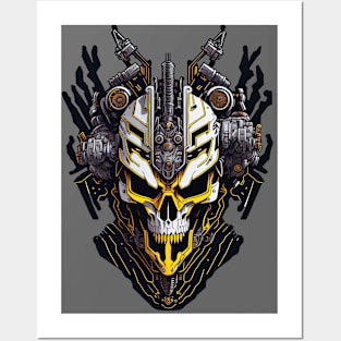 Mecha Skull S02 D49 Posters and Art